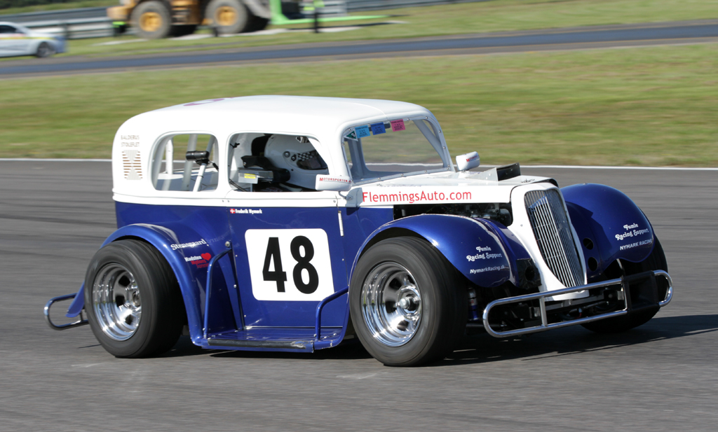 Frederik Nymark vandt endnu et løb i Legend Cuppen
(Foto: Motorsporten.dk)